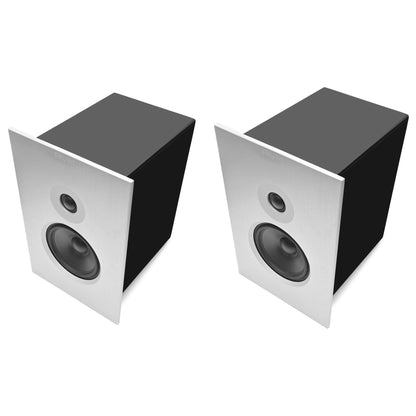 AVM Audition CB 2.3 Regallautsprecher Schwarz Stereopaar, Aluminium-Schallwand ohne Frontabdeckung