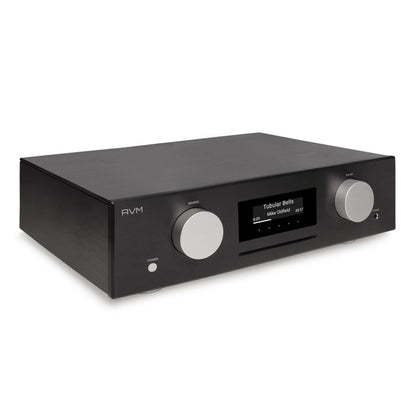 AVM Evolution CS 3.3 Streaming-Vollverstärker mit CD Schwarz Seitenansicht des Aluminiumgehäuses