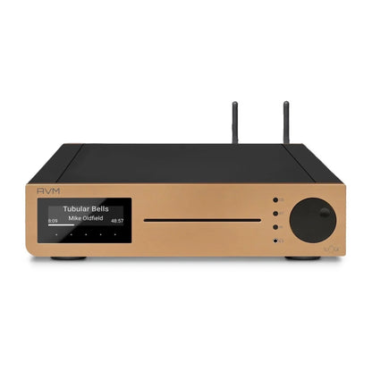 AVM Inspiration CS 2.3 Streaming-Vollverstärker mit CD Bronze Edition, Schrägansicht 2