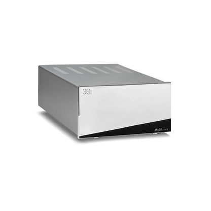 AVM MA 30.3 MK2 Mono-Endstufe Cellini Chrom Schrägansicht mit verchromter Aluminiumfront