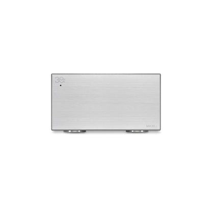 AVM MA 30.3 MK2 Mono-Endstufe Silber Frontansicht mit gebürsteter Aluminiumfront