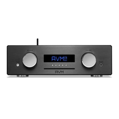 AVM Ovation CS 6.3 Streaming-CD-Receiver Schwarz Frontansicht mit Display