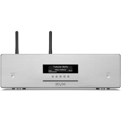 AVM Ovation MP 8.3S Media- & CD-Player Silber Frontansicht