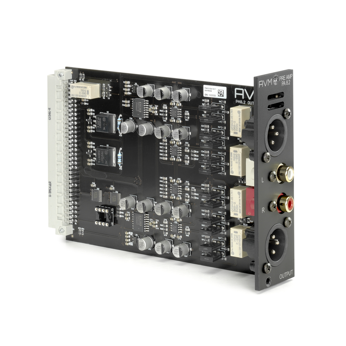 AVM Ovation PA 8.3 Solid-State-OUT-Modul Schrägansicht