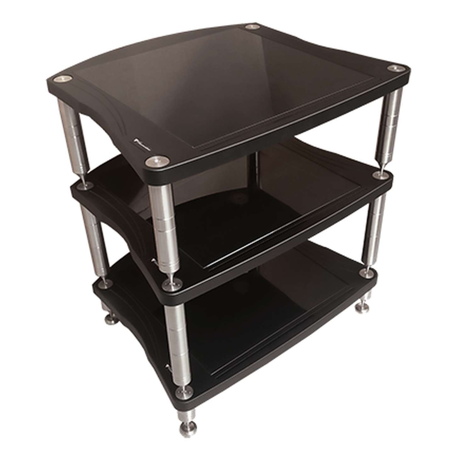 Bassocontinuo Ghironda 2.1 HiFi-Rack Farbvariante Nighthawk