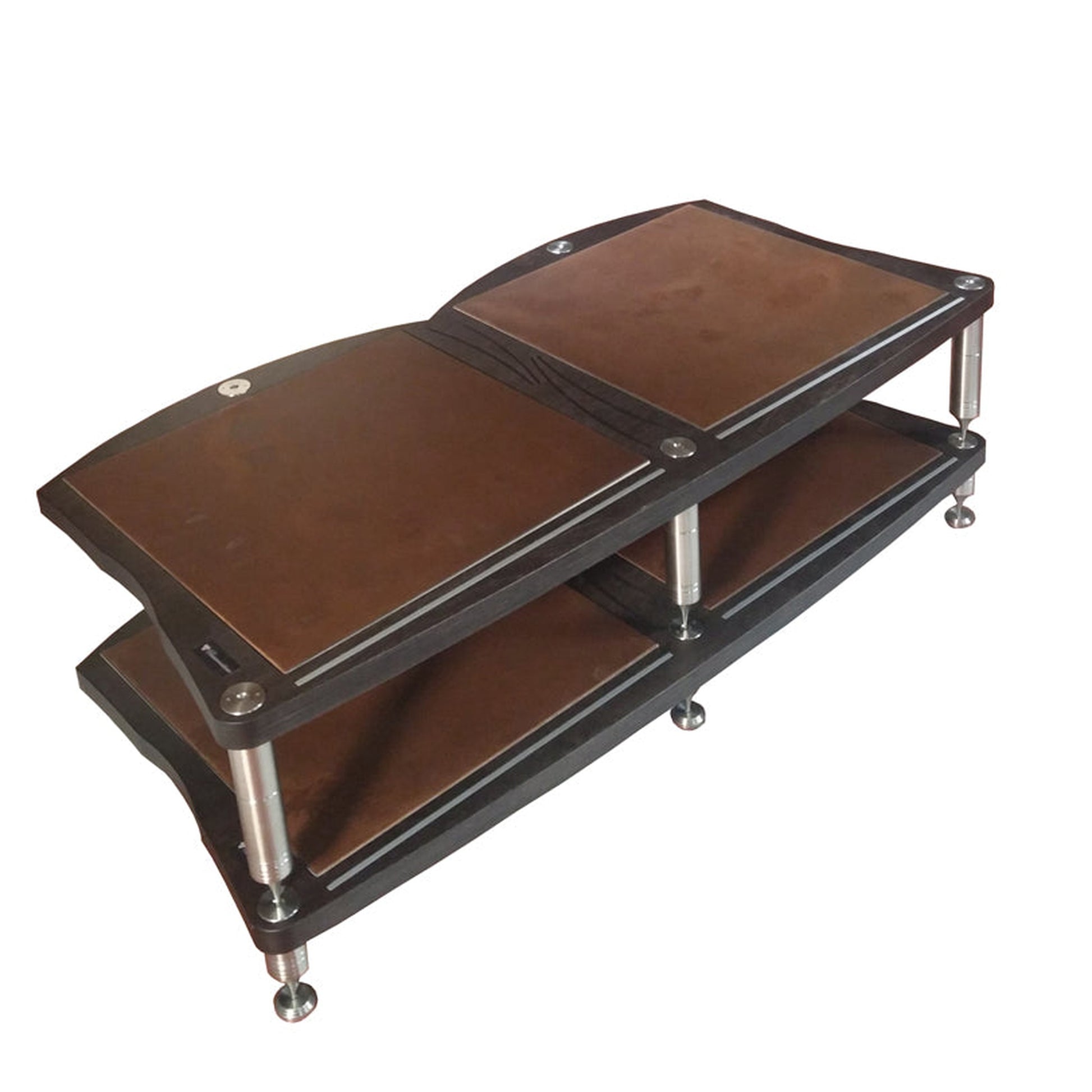 Bassocontinuo Ghironda 2.1 HiFi-Rack Schrägansicht