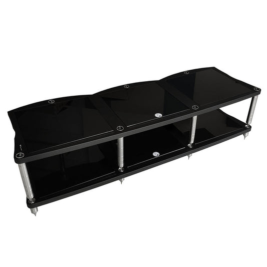 Bassocontinuo Maxi Ghironda 2.1 HiFi-Rack Schrägansicht