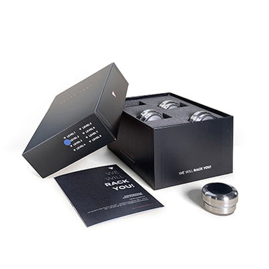 Bassocontinuo Ultra Feet Level 2 Silber Isolationsfuss Lieferumfang