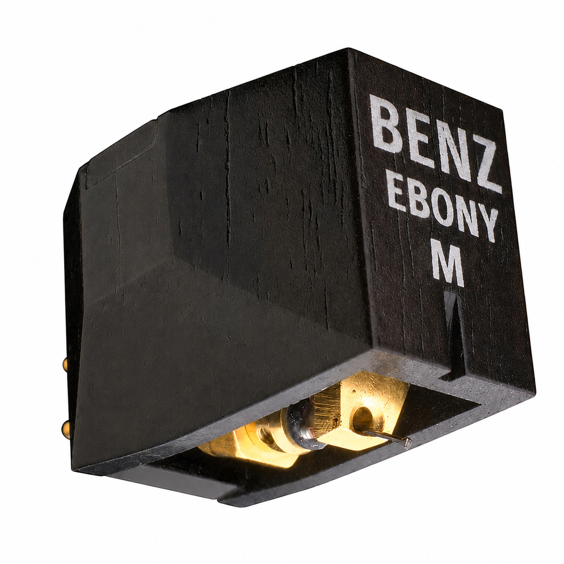Benz Micro Ebony M MC-Tonabnehmer Moving Coil mit Ebenholz-Body Schrägansicht