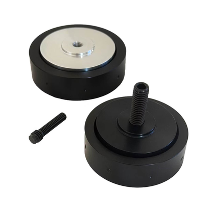 bFly-Audio Talis Elite Absorberfüsse 4er-Set Schrägansicht mit Aluminium-Einsatz und separater Gewindeschraube