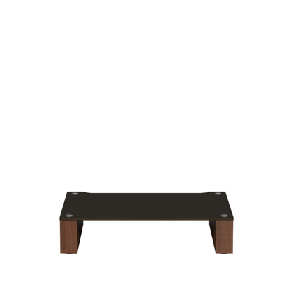 Blok Stax 2G Modul 120 HiFi-Rack-Modul Esche Schwarz/Nussbaum, Schrägansicht