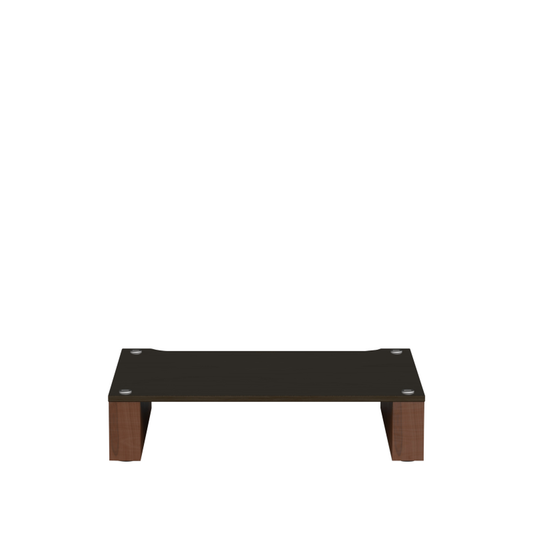 Blok Stax 2G Modul 120 HiFi-Rack-Modul Esche Schwarz/Nussbaum, Schrägansicht