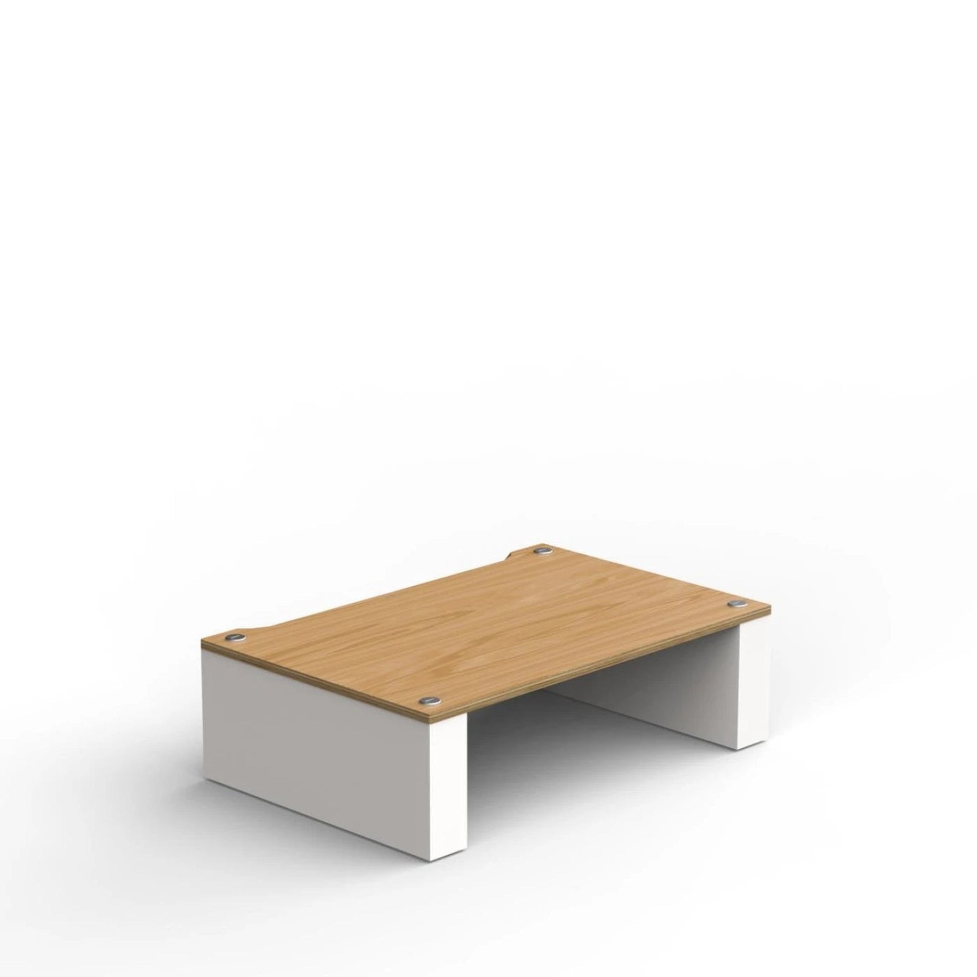 Blok Stax 2G Modul 170 HiFi-Rack-Modul Esche Natur/Satinweiss, Schrägansicht von oben mit Ablagefläche
