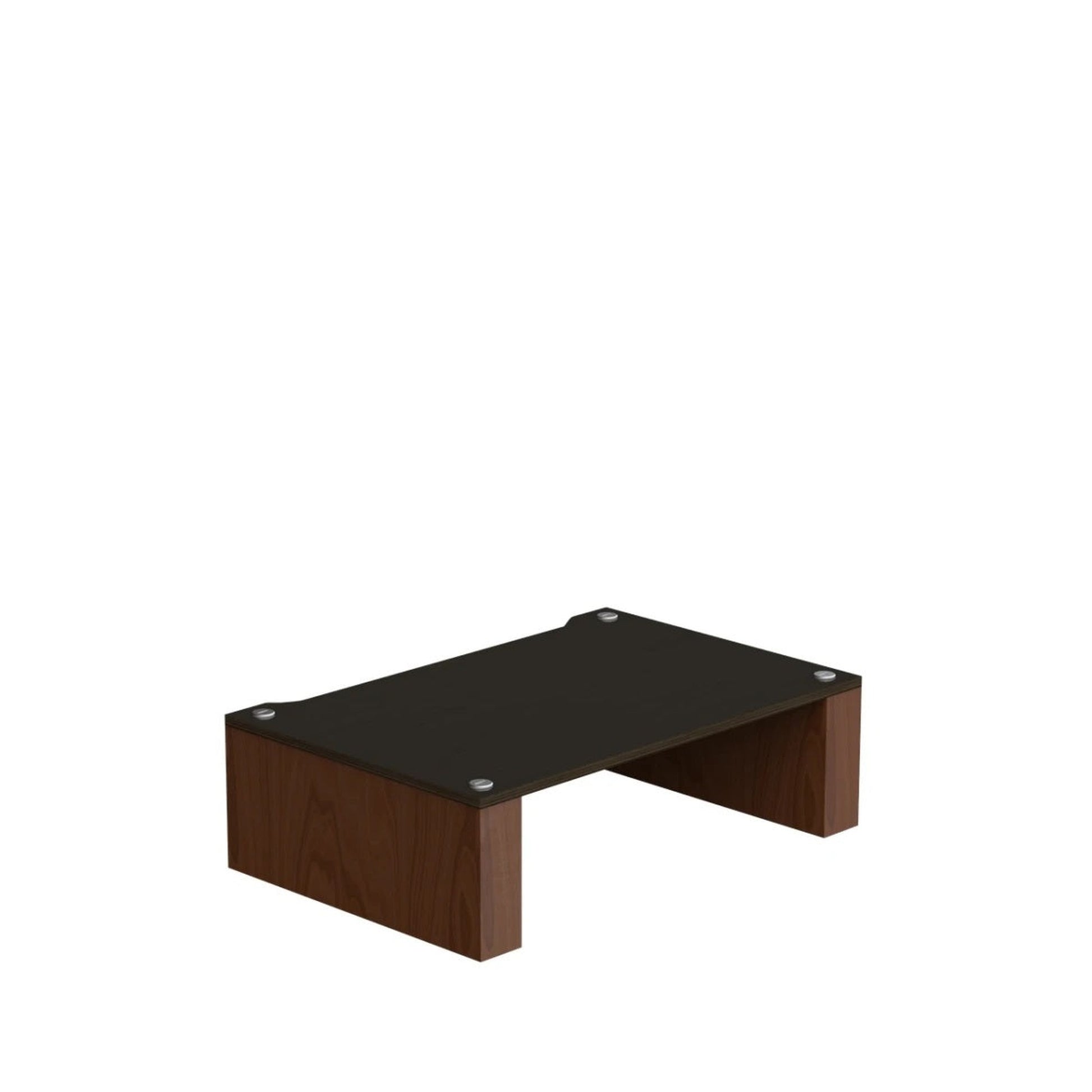 Blok Stax 2G Modul 170 HiFi-Rack-Modul Esche Schwarz/Nussbaum, Schrägansicht von oben mit Ablagefläche