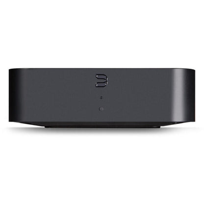 Bluesound Hub Multiroom-Streaming-Hub Frontansicht mit Bluesound-Logo