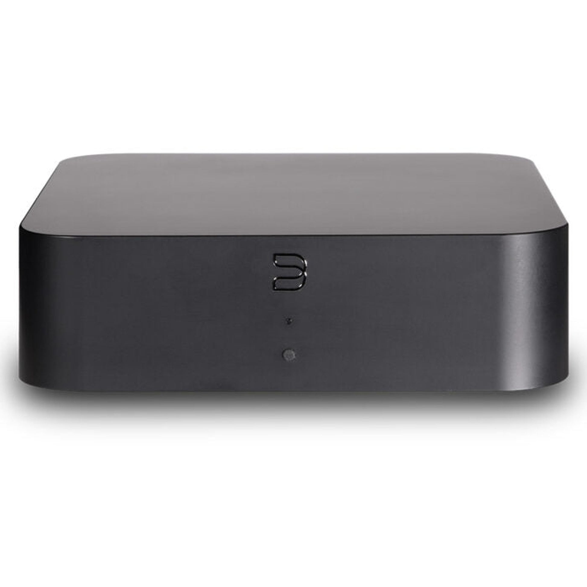 Bluesound Hub Multiroom-Streaming-Hub Schrägansicht von vorne oben