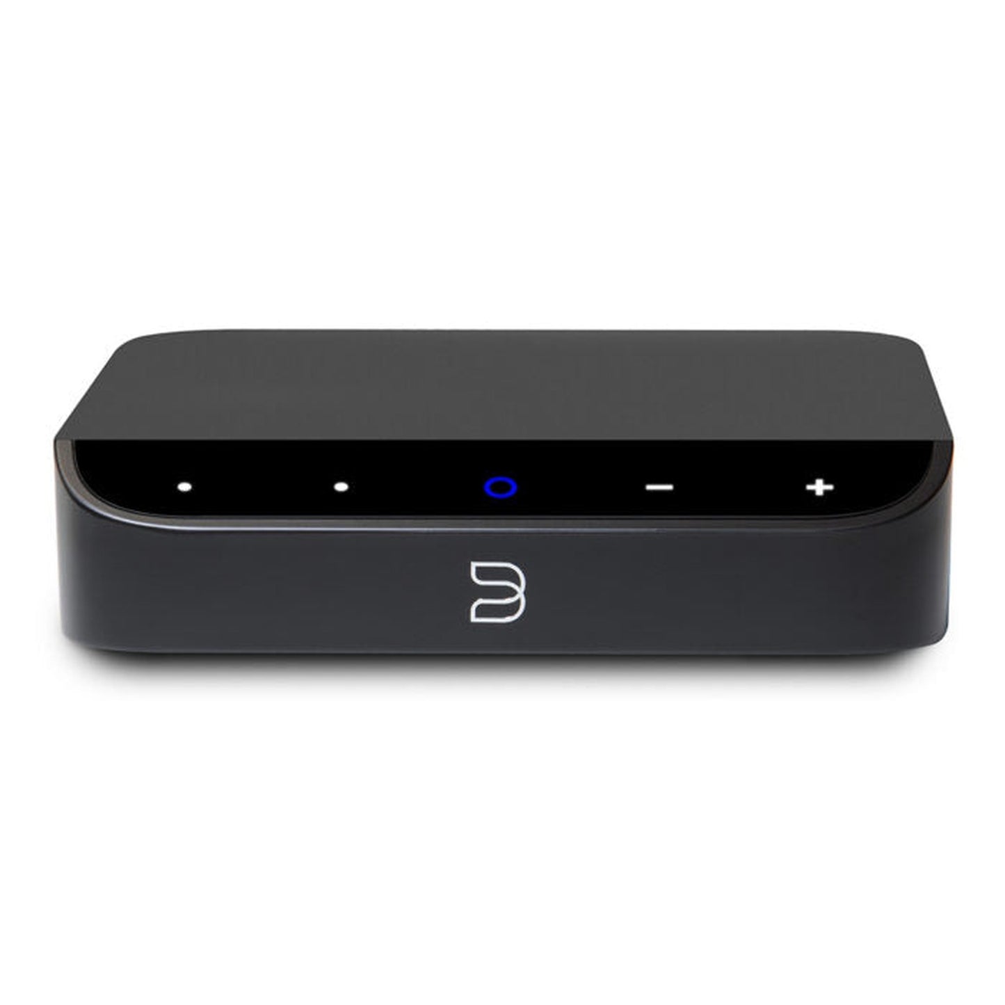 Bluesound Node Nano Netzwerk-Streamer Frontansicht mit Touch-Bedienfeld