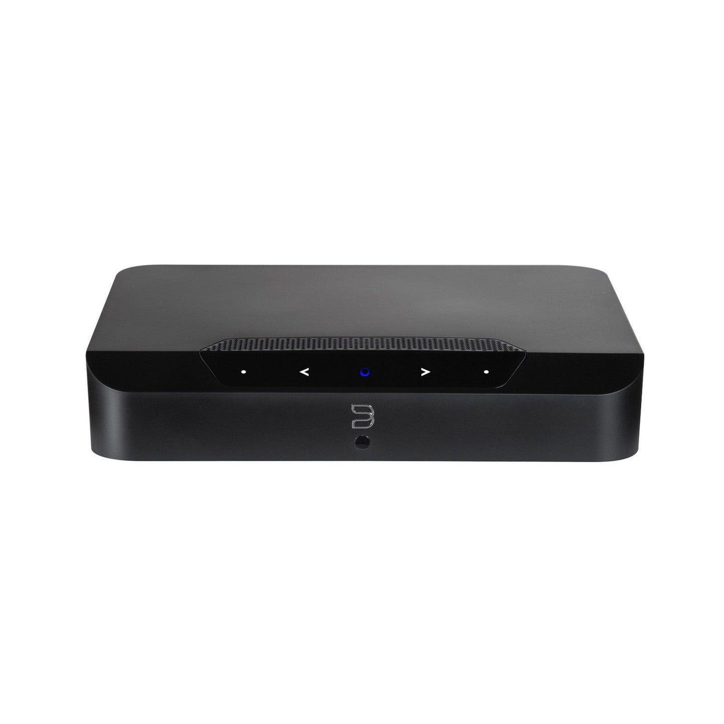 Bluesound Powernode EDGE Streaming-Verstärker Schwarz Schrägansicht von vorne oben