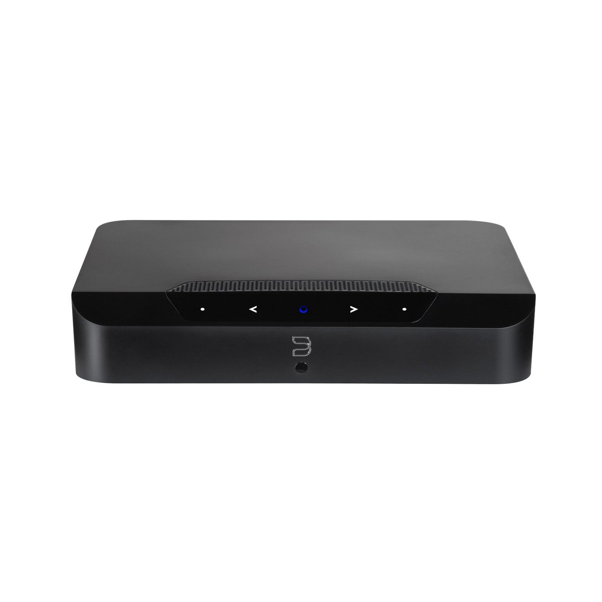 Bluesound Powernode EDGE Streaming-Verstärker Schwarz Schrägansicht von vorne oben