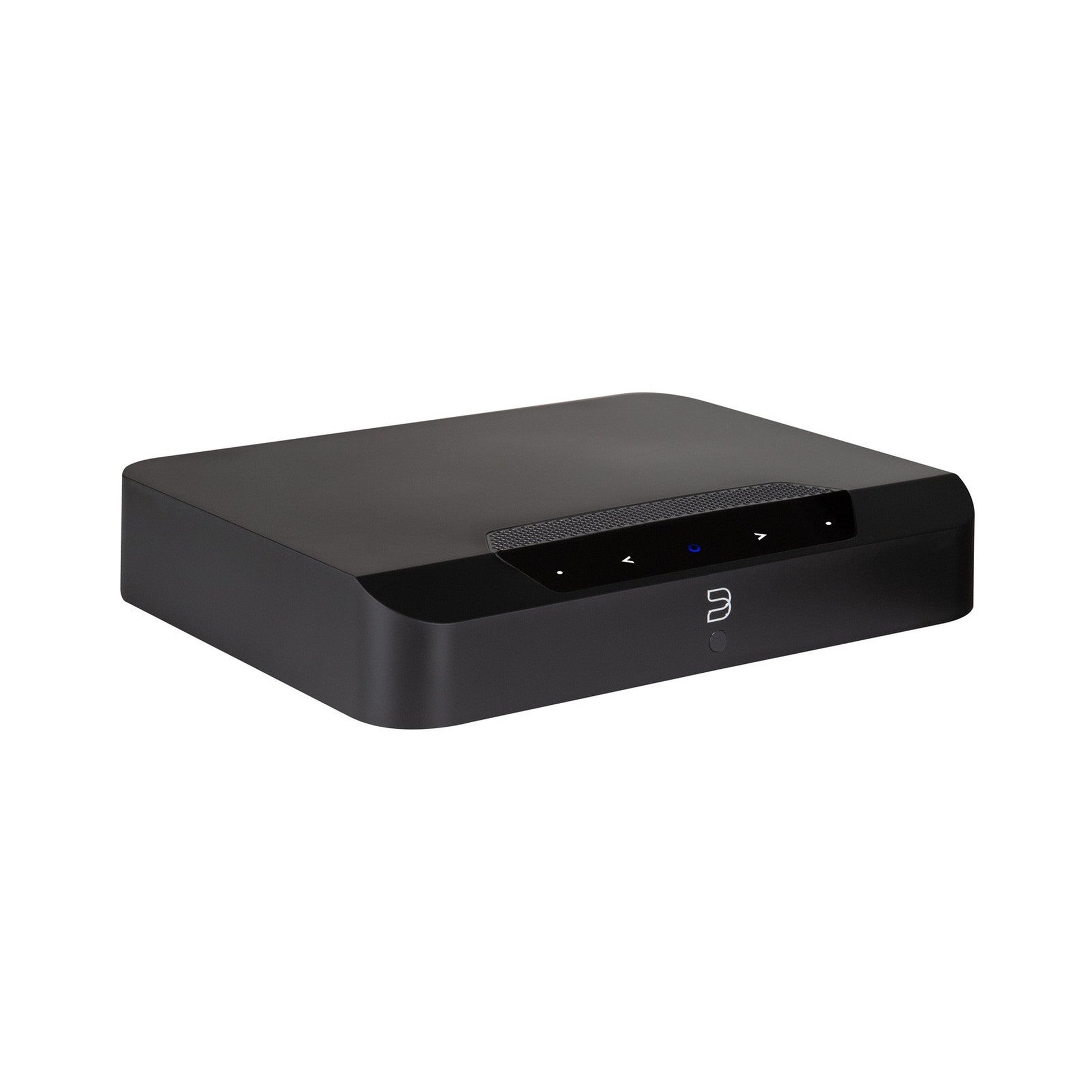Bluesound Powernode EDGE Streaming-Verstärker Schwarz Schrägansicht von links oben