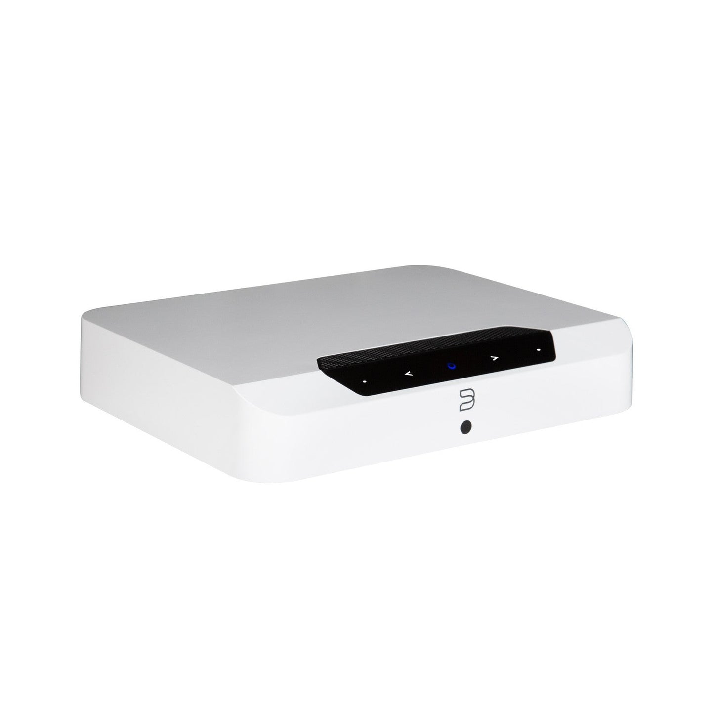 Bluesound Powernode EDGE Streaming-Verstärker Weiss Schrägansicht von links oben