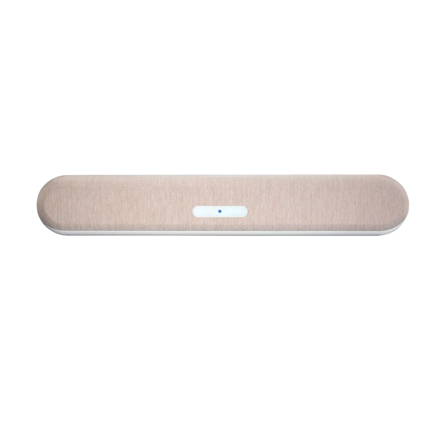 Bluesound Pulse Cinema Mini Soundbar Tan Draufsicht mit LED-Statusanzeige