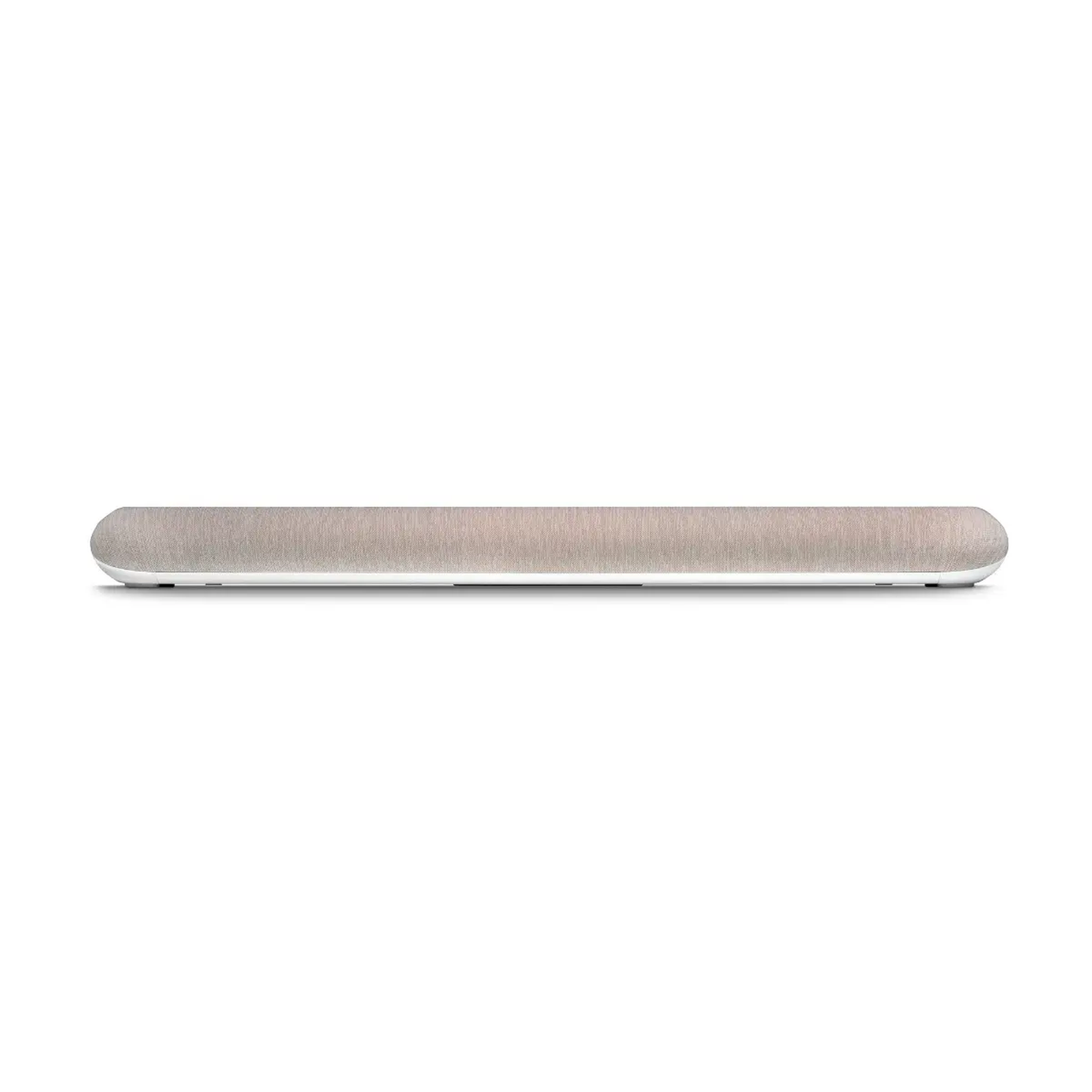 Bluesound Pulse Cinema Mini Soundbar Tan Frontansicht mit Stoffbespannung