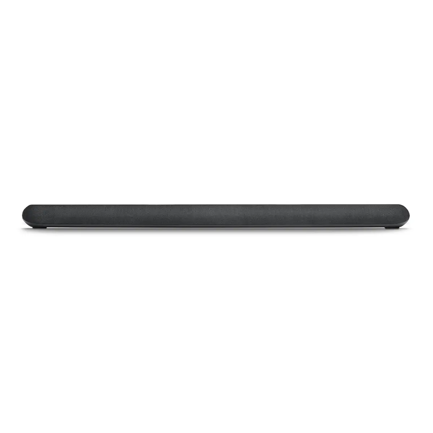 Bluesound Pulse Cinema Soundbar Schwarz Frontansicht mit Stoffbespannung