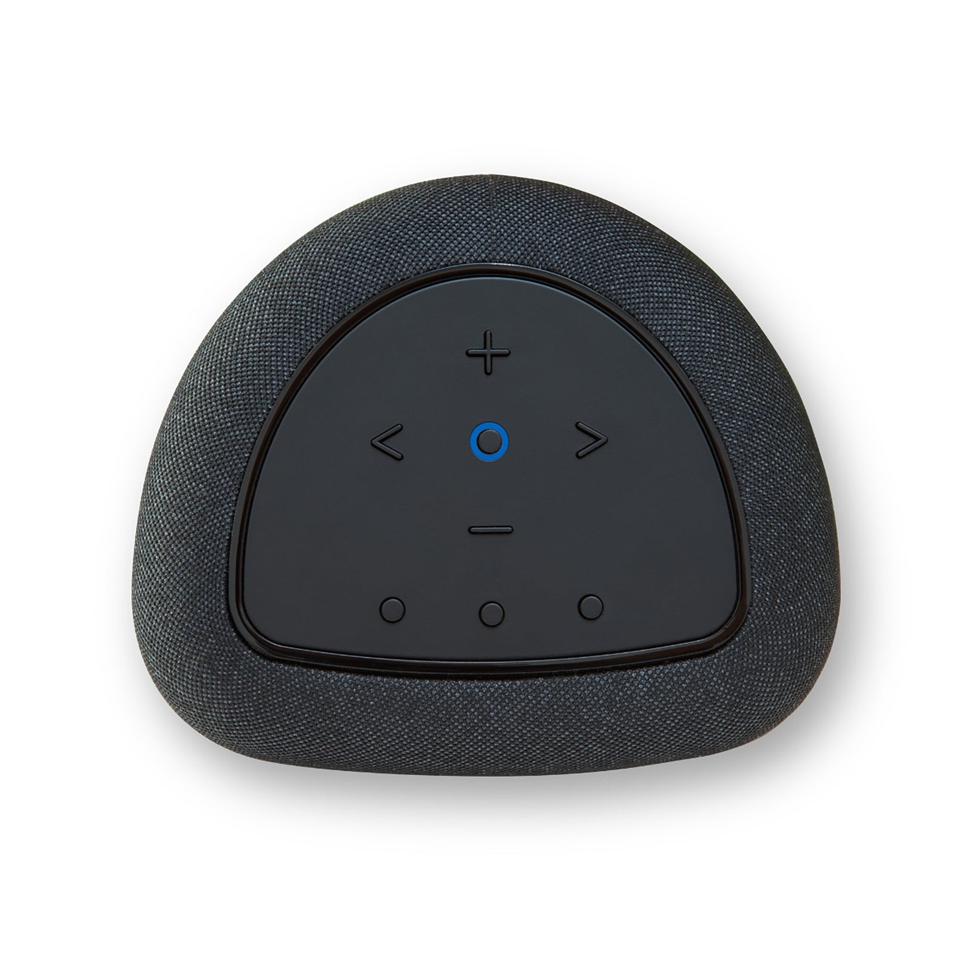 Bluesound Pulse Flex 2025 Streaming-Lautsprecher Schwarz Draufsicht auf das Touch-Bedienfeld