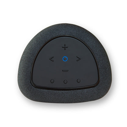 Bluesound Pulse Flex P130 Streaming-Lautsprecher Schwarz Draufsicht auf das Touch-Bedienfeld