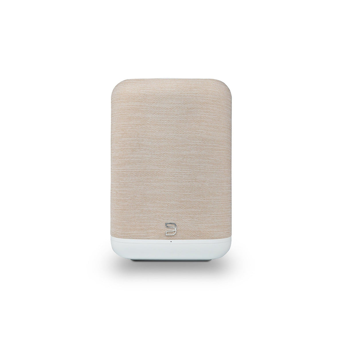 Bluesound Pulse Flex P130 Streaming-Lautsprecher Tan Frontansicht mit Stoffbespannung