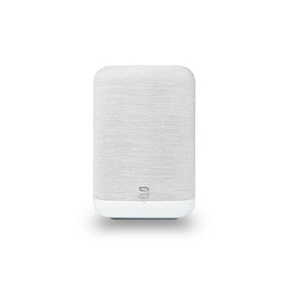 Bluesound Pulse Flex P130 Streaming-Lautsprecher Weiss Frontansicht mit Stoffbespannung