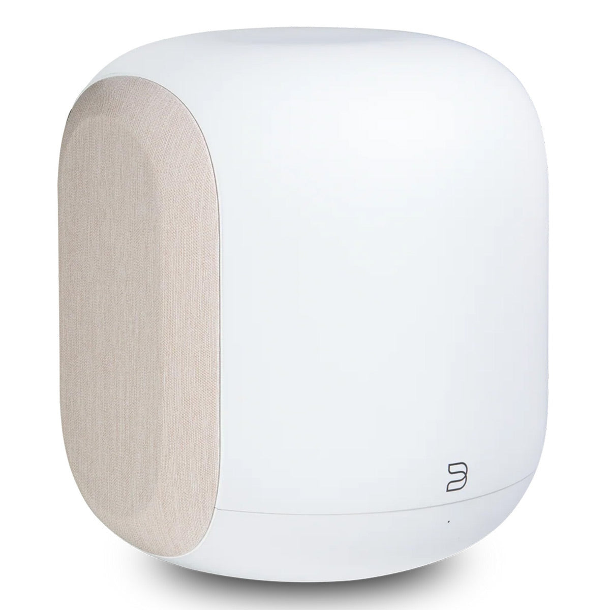 Bluesound Pulse SUB SW200 Subwoofer Schrägansicht Tan