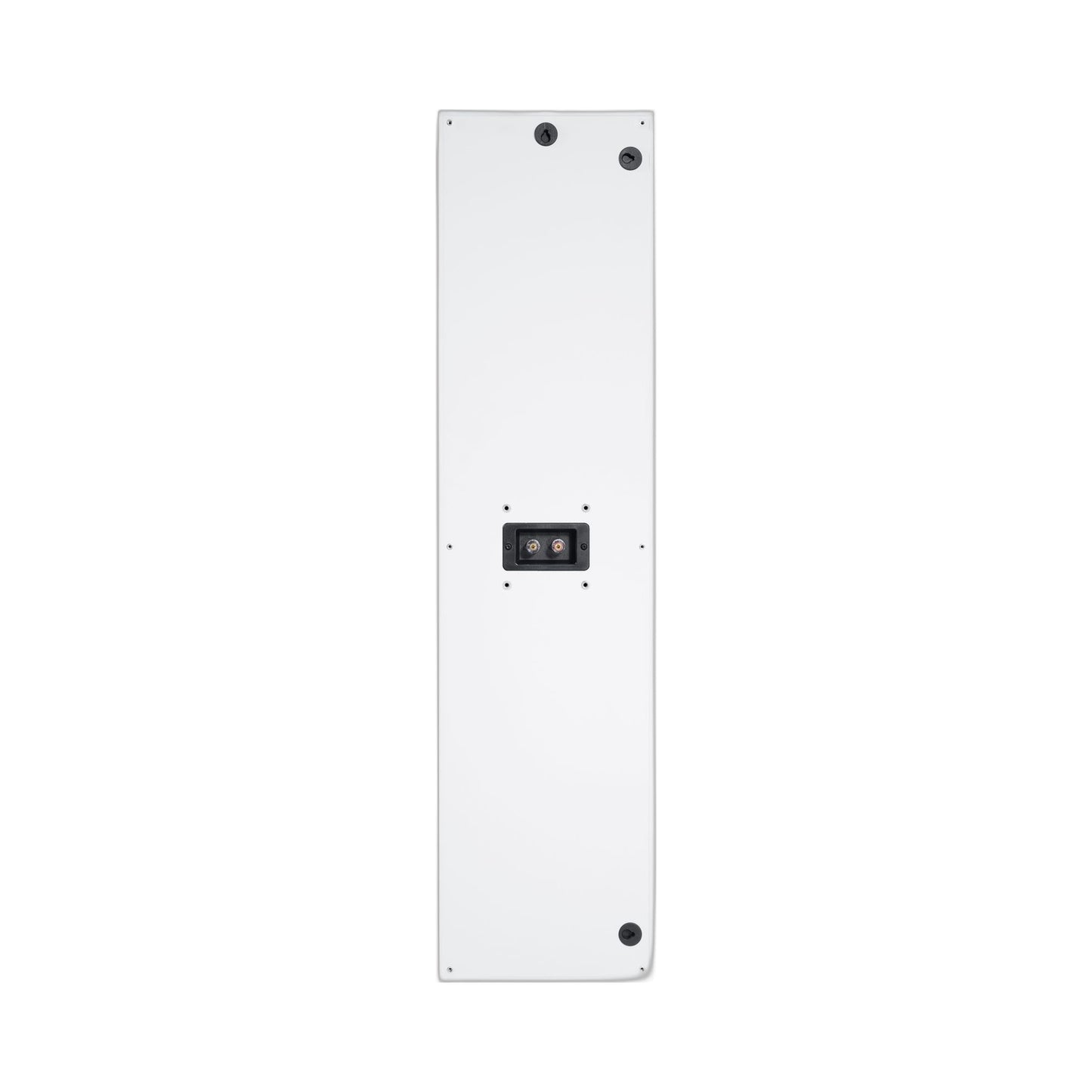 Canton Atelier InWall 11 Einbaulautsprecher weiss Rückansicht mit Anschlussfeld und Montagebohrungen
