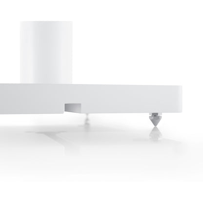 Canton Basic LS Lautsprecherständer Weiss Matt Detailansicht Standfuss mit Spike