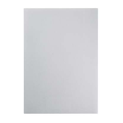 Canton InWall 989 Einbaulautsprecher weiss Frontansicht mit montierter weisser Lochblech-Abdeckung