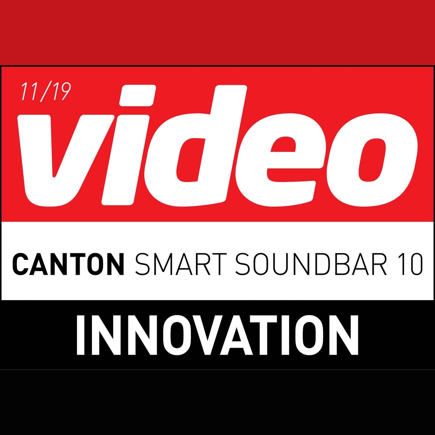 Canton Smart Libero Cinema Set + Smart Sub 8 Heimkino-Set Schwarz Auszeichnung Video Innovation 11/19