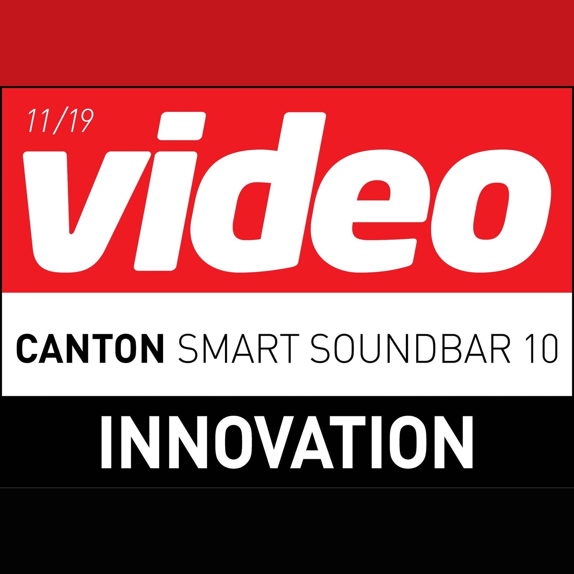 Canton Smart Libero Cinema Set + Smart Sub 8 Heimkino-Set Schwarz Auszeichnung Video Innovation 11/19