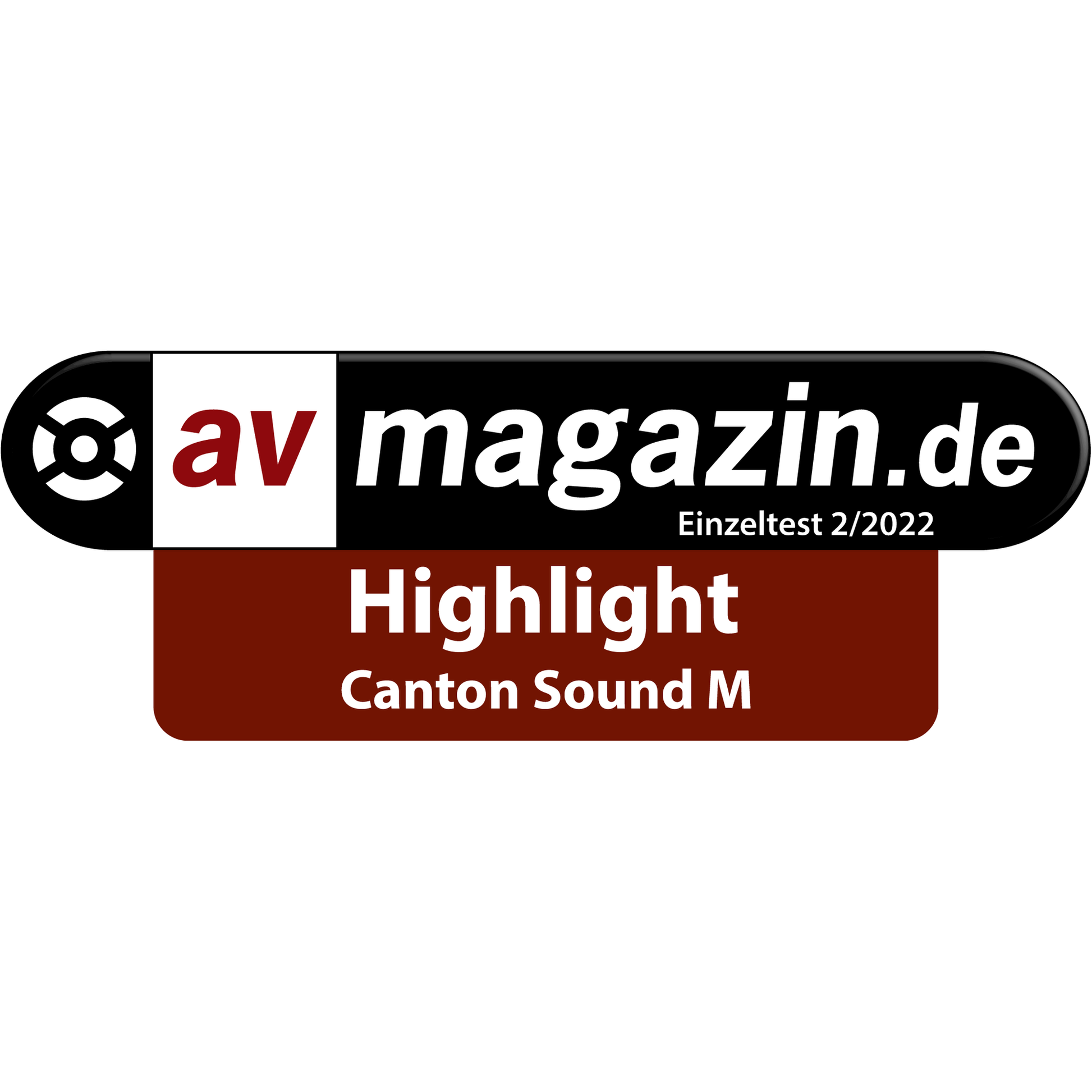 Canton Sound M Soundbar Weiss Auszeichnung Highlight im Einzeltest 2/2022 von av-magazin.de