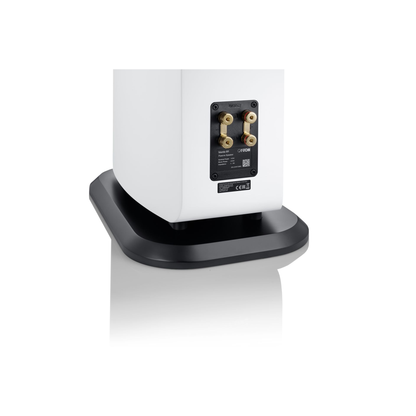 Canton Vento 81 Standlautsprecher Weiss Anschlussfeld mit vergoldeten Bi-Wiring-Klemmen