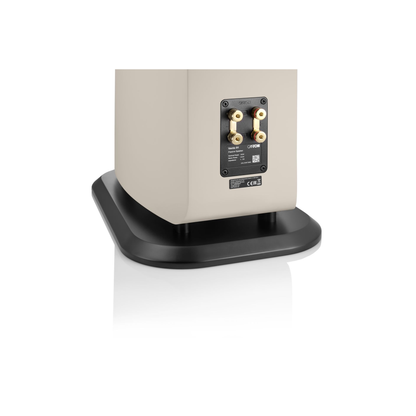 Canton Vento 91 Standlautsprecher Sand Anschlussfeld mit Bi-Wiring-Klemmen und Typenschild