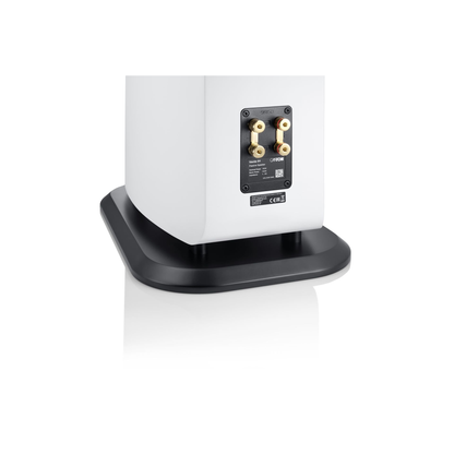 Canton Vento 91 Standlautsprecher Weiss Anschlussfeld mit Bi-Wiring-Klemmen und Typenschild