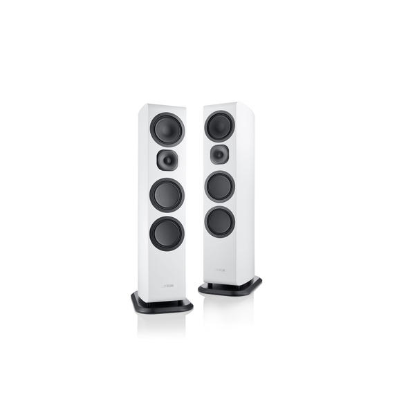 Canton Vento 91 Standlautsprecher Weiss Stereopaar frontal ohne Abdeckung