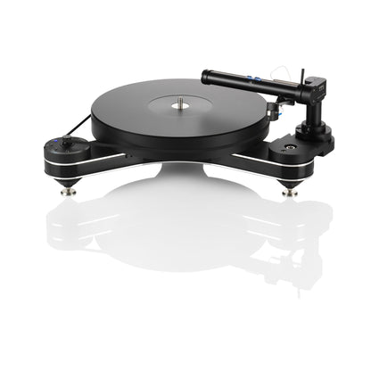 Clearaudio Innovation Basic Plattenspieler Farbvariante Schwarz mit Plattenteller und Drehtonarm