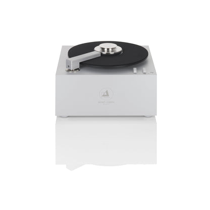 Clearaudio Smart Matrix Silent Plattenwaschmaschine Frontansicht, Gehäuse Silber ohne Acrylhaube