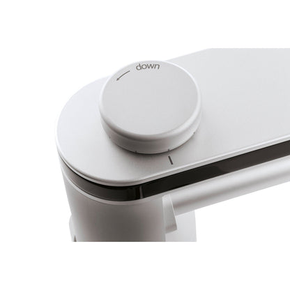 Clearaudio Statement TT1 MI Tangential-Tonarm Holz/Silber Detailansicht Absenkknopf