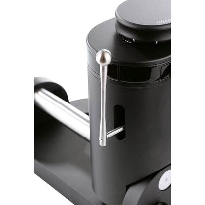 Clearaudio Statement TT1 MI Tangential-Tonarm in Schwarz, Detailansicht Lifthebel am Lagerturm