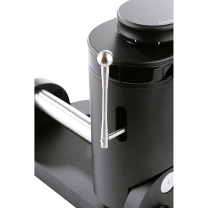 Clearaudio Statement TT1 Tangential-Tonarm Schwarz Detailansicht Lifthebel am Lagerturm