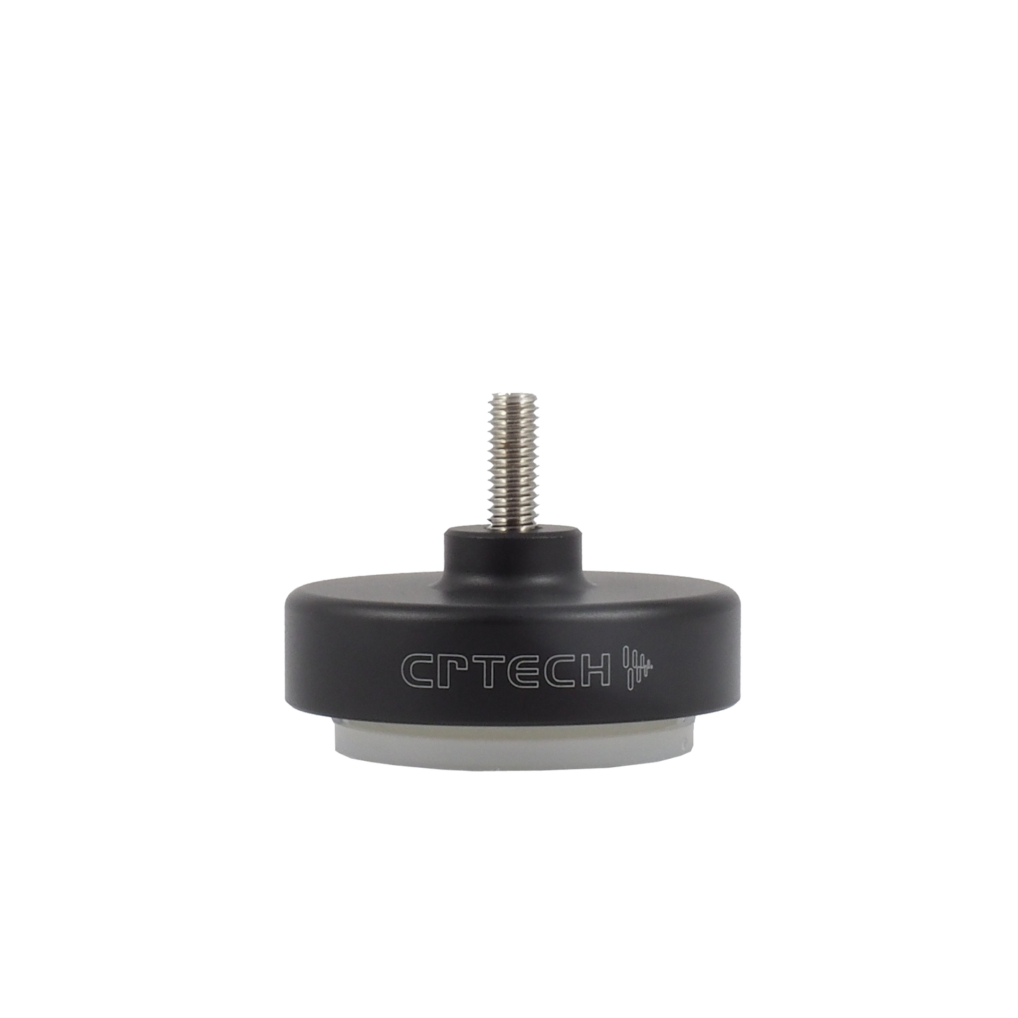 CR-Tech Sound Supports 5023 Entkopplungsfuss in Schwarz mit M6-Gewindeschraube, Frontansicht