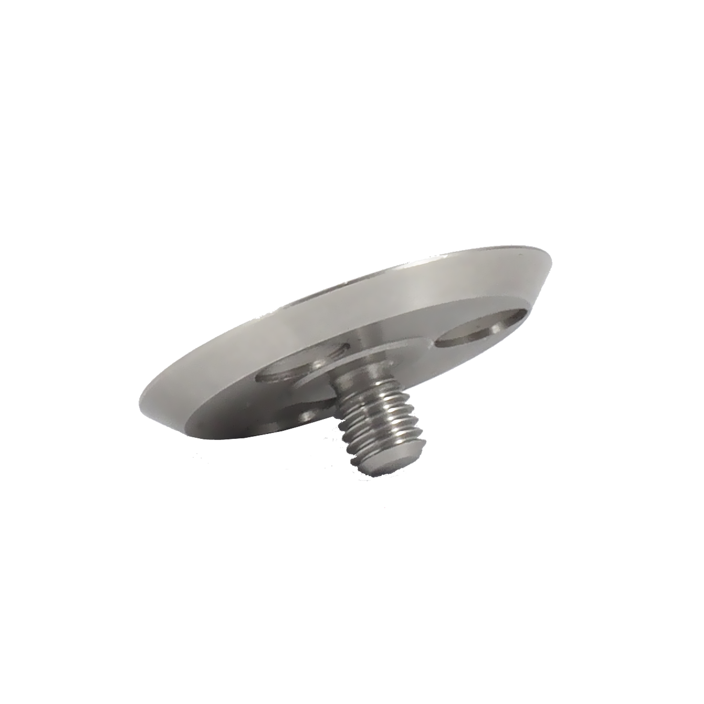 CR-Tech Sound Supports Klebeadapter M6 mit Gewindezapfen und Klebefläche, Detailansicht